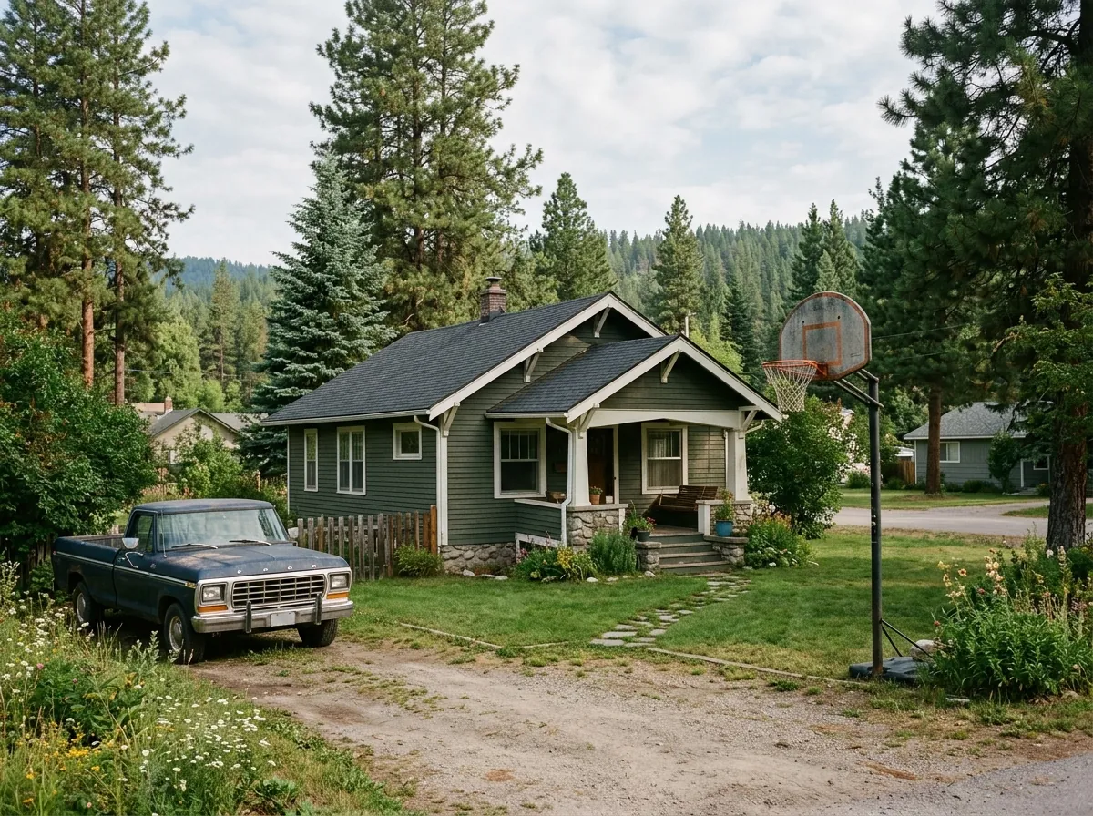 Modest craftsman home in North Idaho